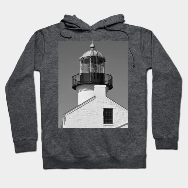 Point Loma Lighthouse Hoodie by KirtTisdale